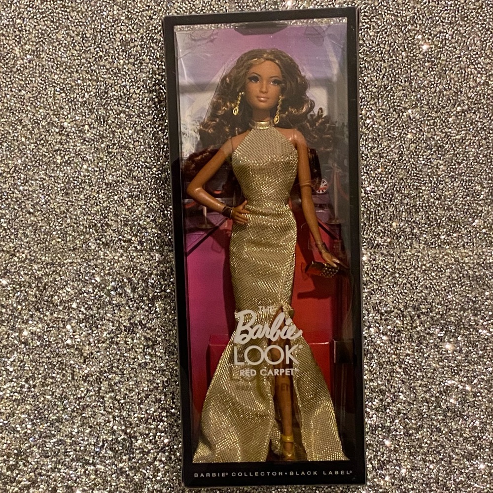 Barbie Look Red Carpet Doll in Shimmering Gold Dress